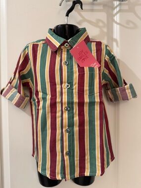 RuggedButts ‘Jolly Stripe’ Button Down Shirt